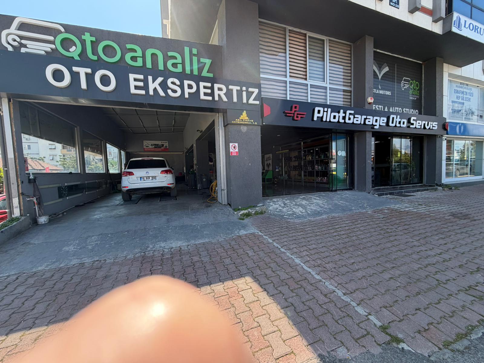 Araç kabulü ve kayıt öncesi görünüm